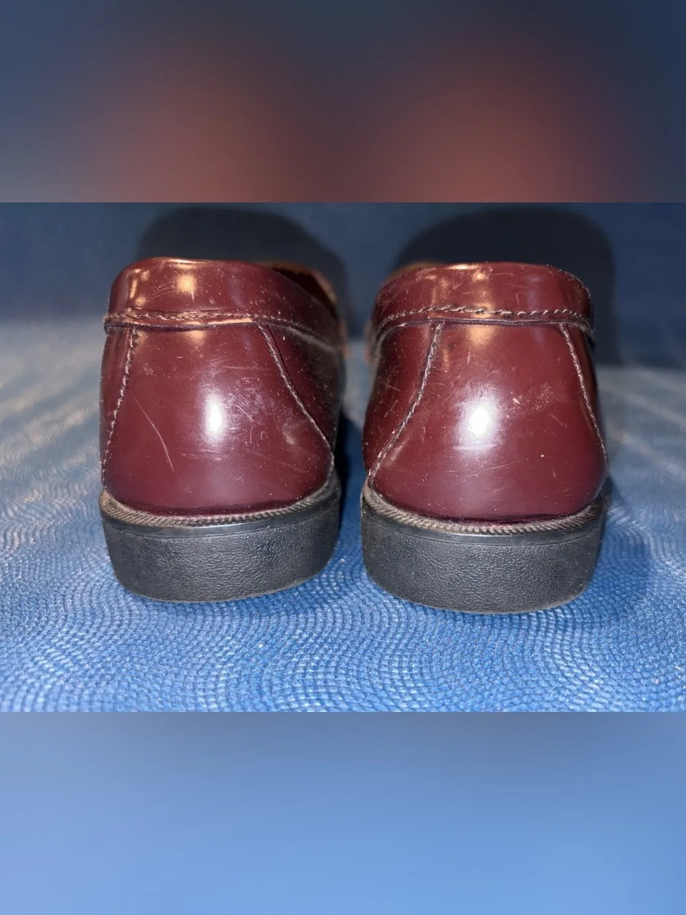 Sperry Dark Brown Leather Colton Penny Loafers boy size 2.5